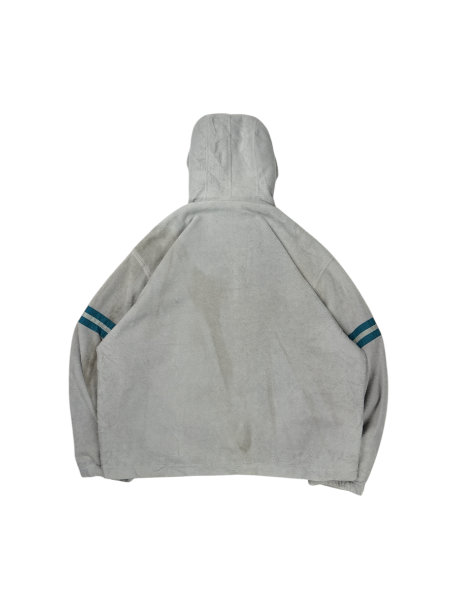 Champion Vintage Grijs Fleecejack met Hoodie