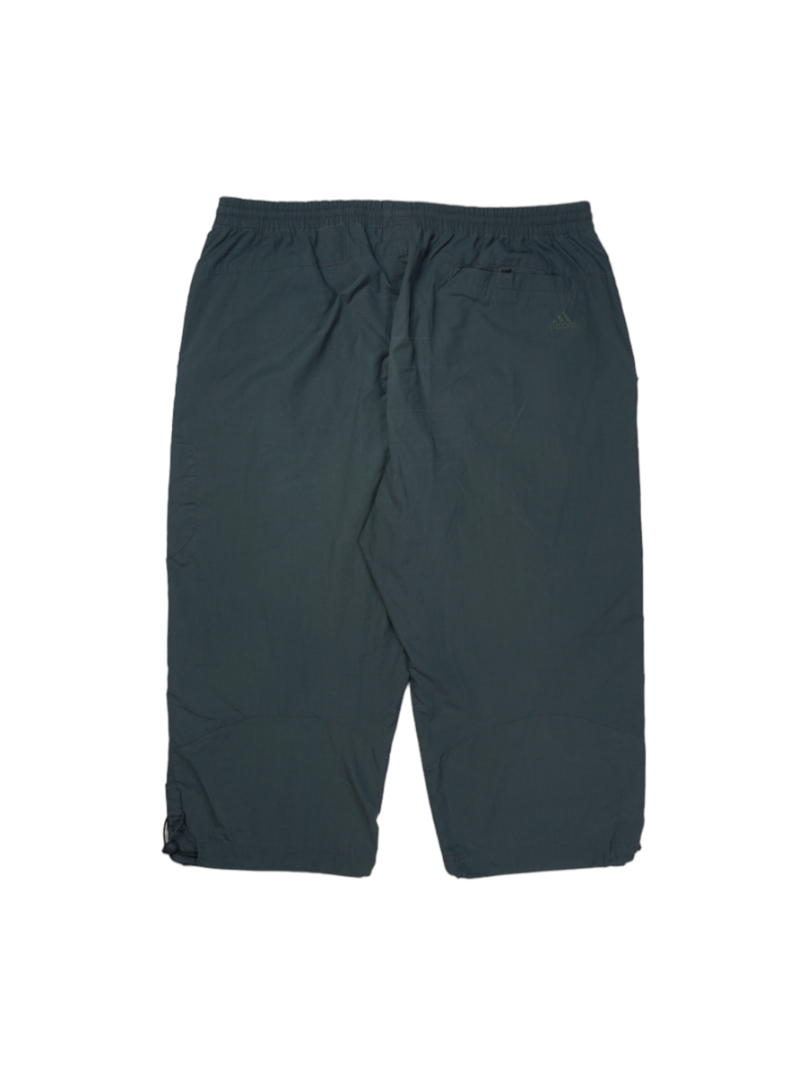 Vintage Adidas Grijze Capri Trainingsbroek