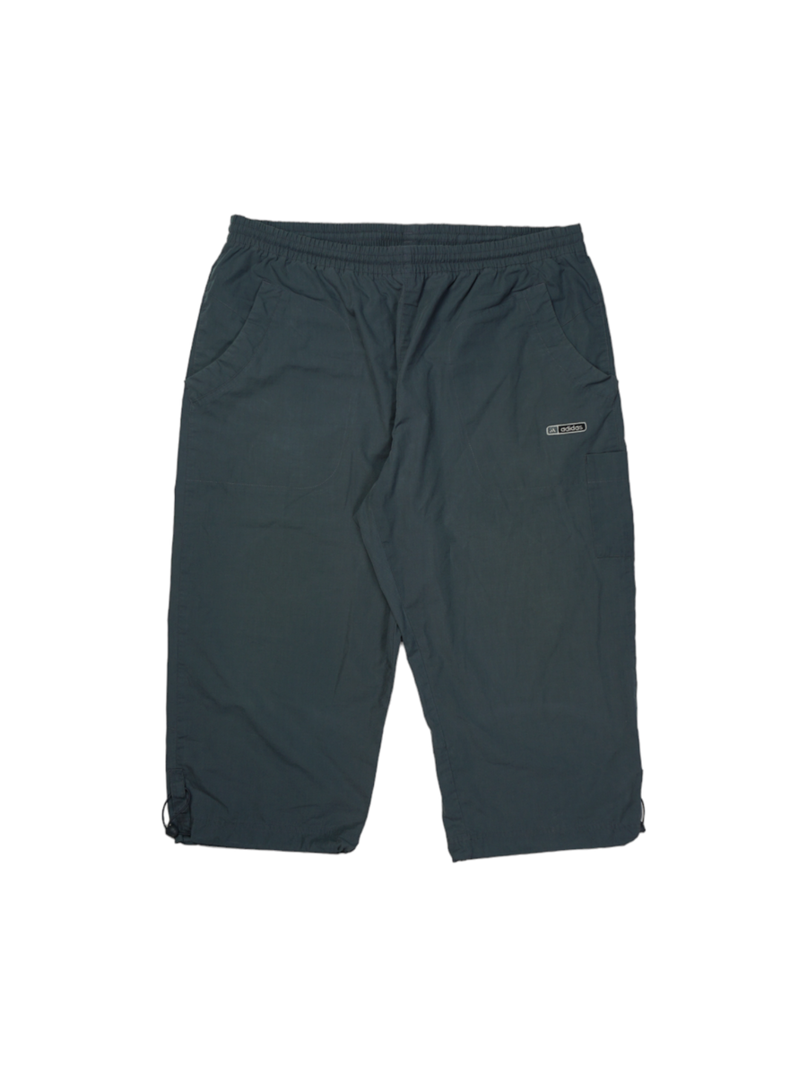 Vintage Adidas Grijze Capri Trainingsbroek