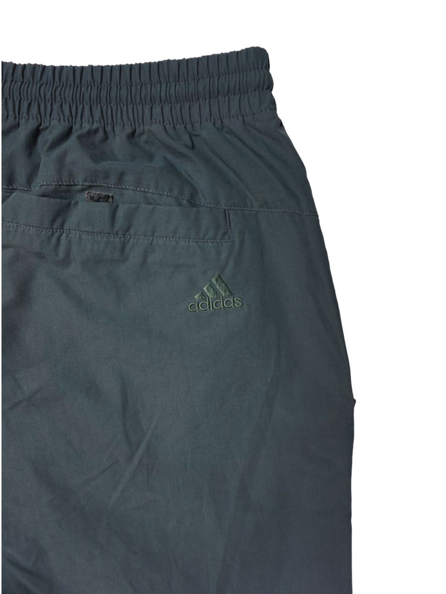 Vintage Adidas Grijze Capri Trainingsbroek