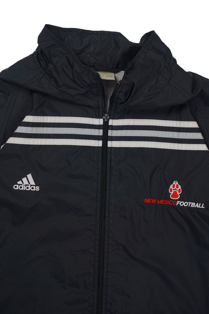 Vintage Adidas New Mexico Zwarte Windjack