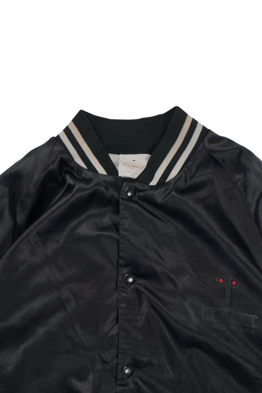 Vintage Aubura Zwart Varsityjack