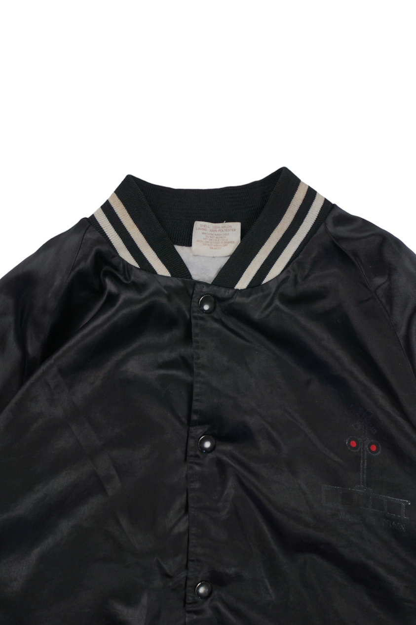 Vintage Aubura Zwart Varsityjack