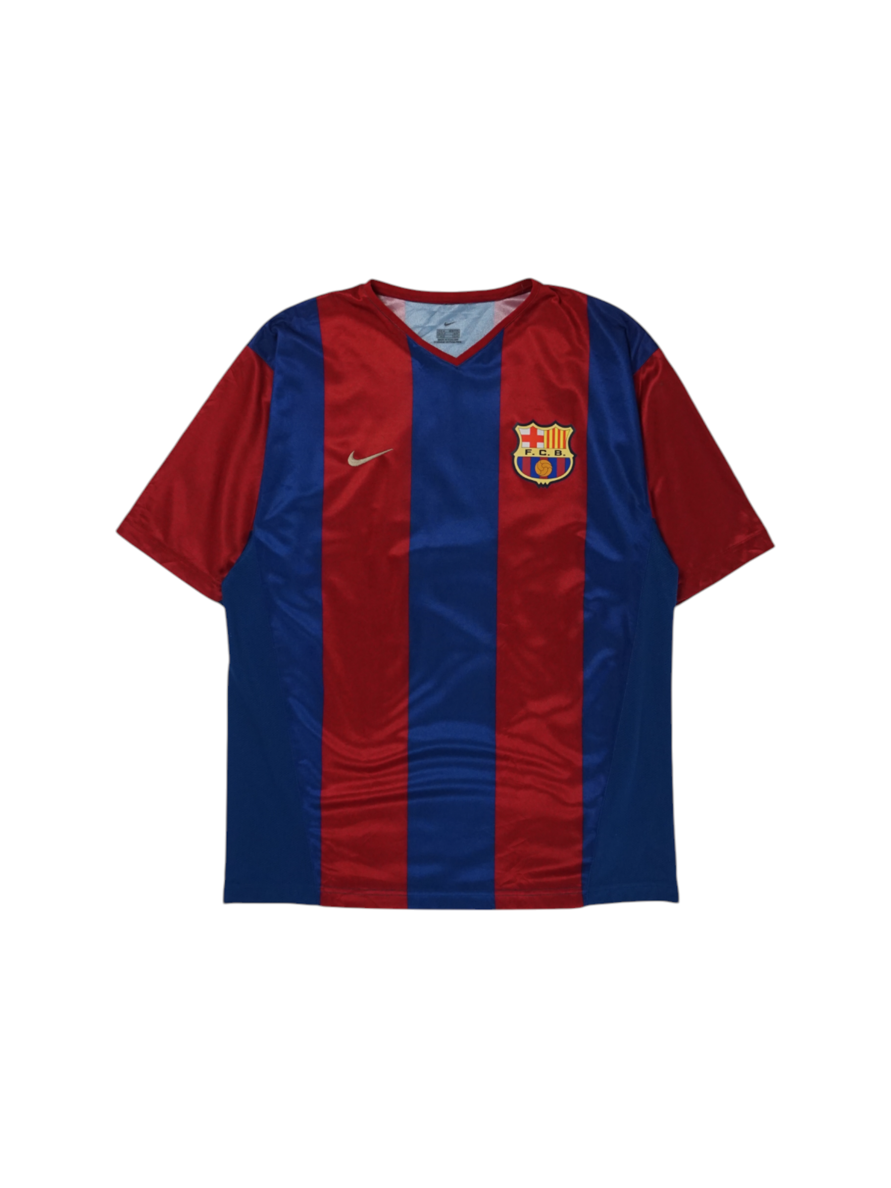 Vintage Barcelona 2002-03 Home Football Shirt – Pine Vintage