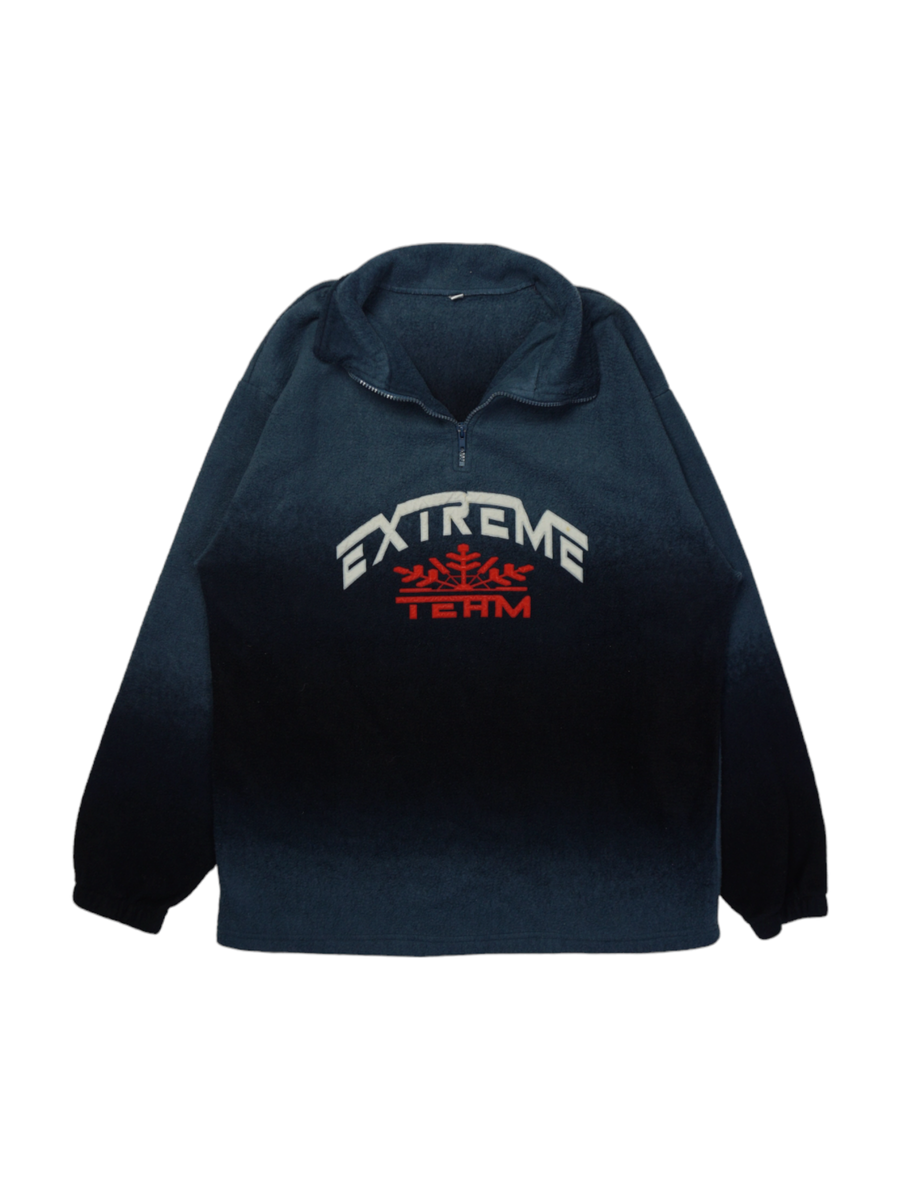 Vintage extreem blauwe fleece