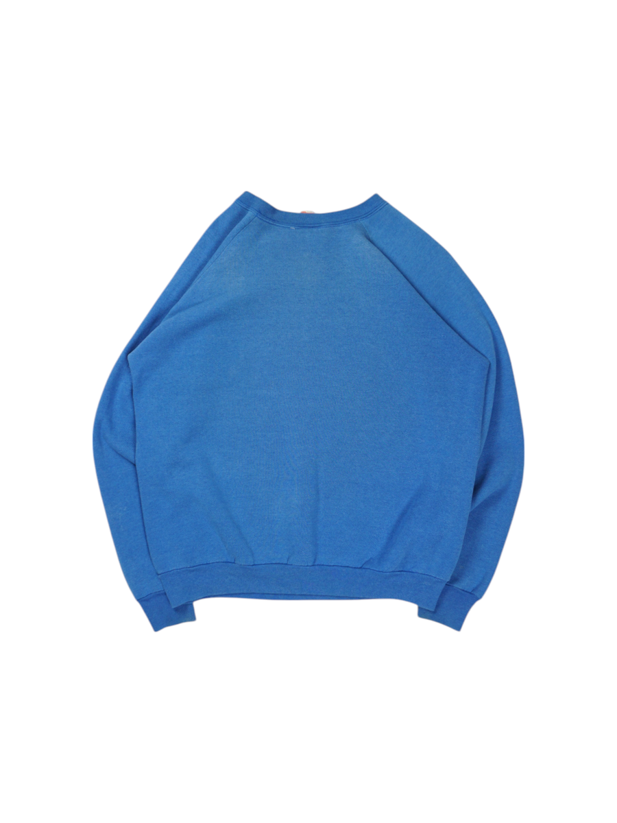 Vintage Fruit of the Loom Sweatshirt Blauw