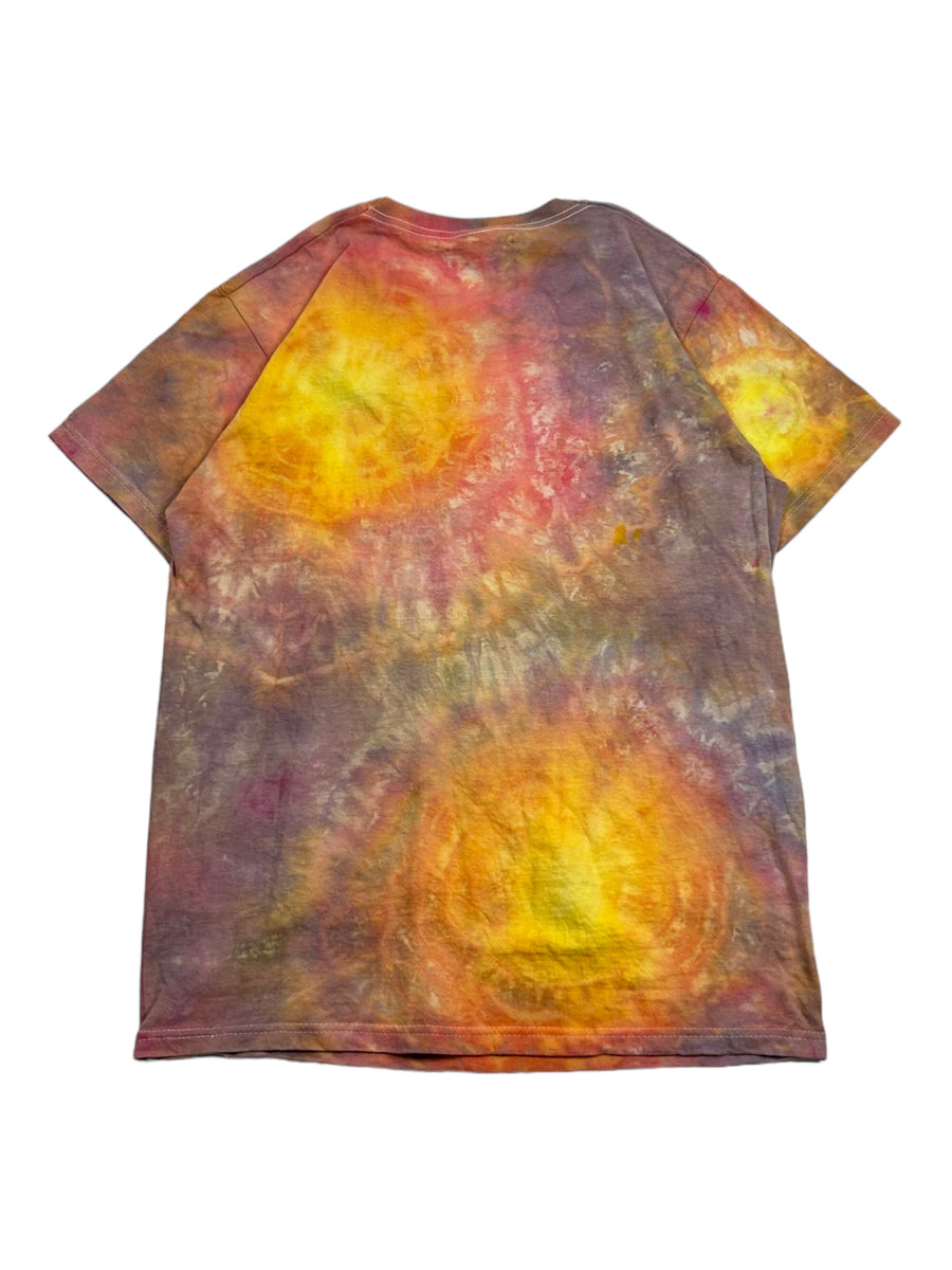 Vintage Fruit of the Loom Tie-Dye bedrukt T-shirt