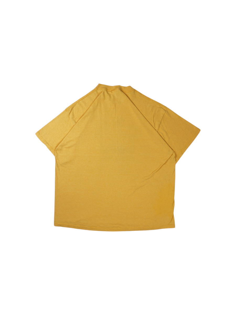 Vintage Fruit of the Loom Geel T-shirt