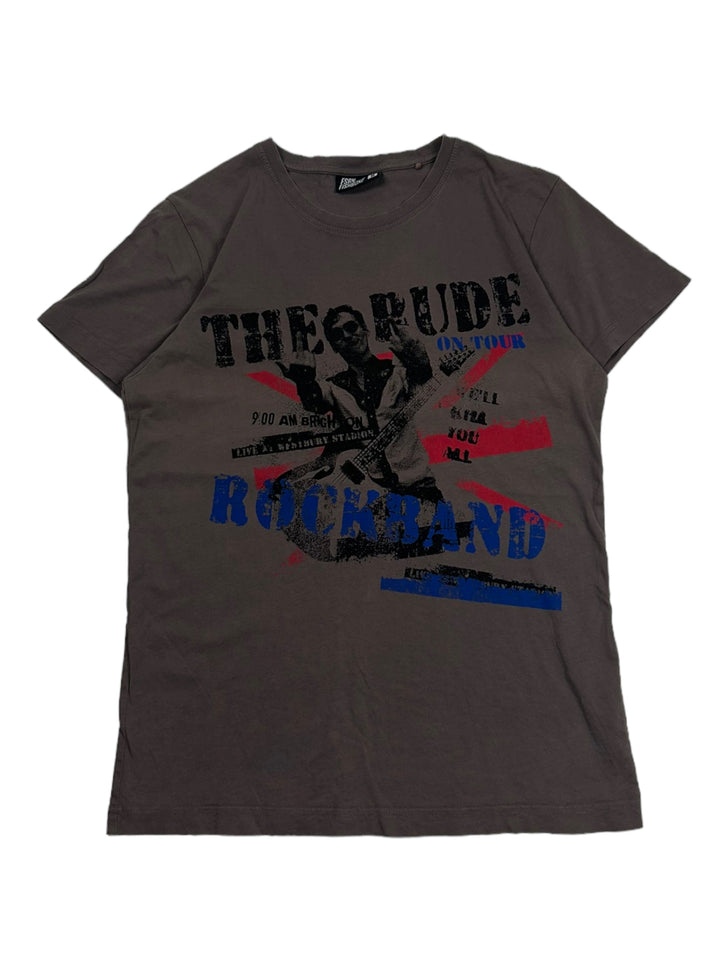 Vintage FSBN Fishbone The Rude Brown Printed T-Shirt