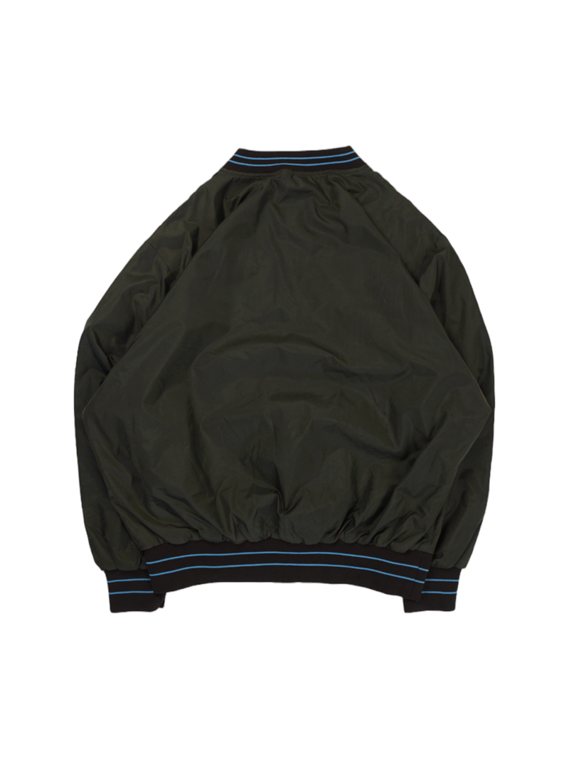 Vintage Game Green/Brown Varsity Pullover