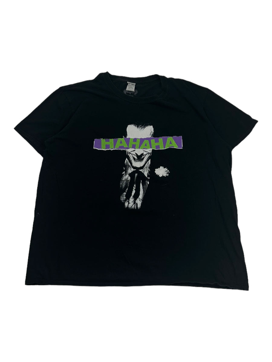 Vintage Gildan Batman zwart bedrukt T-shirt