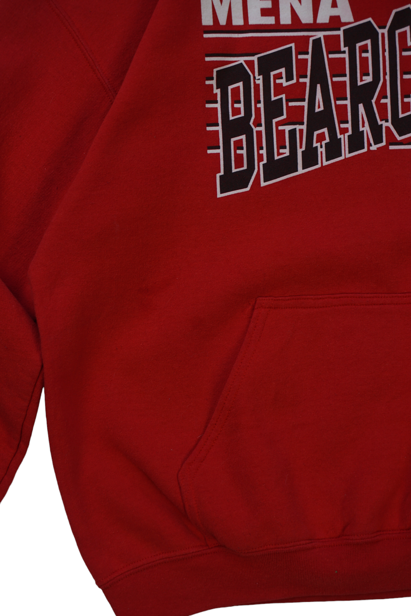 Vintage Gildan Meana Bearcats Rode Hoodie
