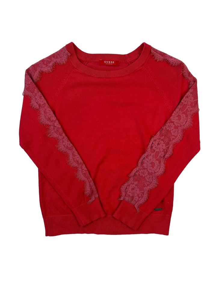 Vintage Guess Red Knit Sweater