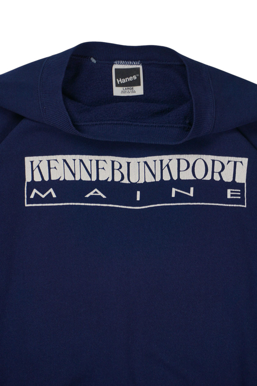 Vintage Hanes Sweatshirt Marineblauw
