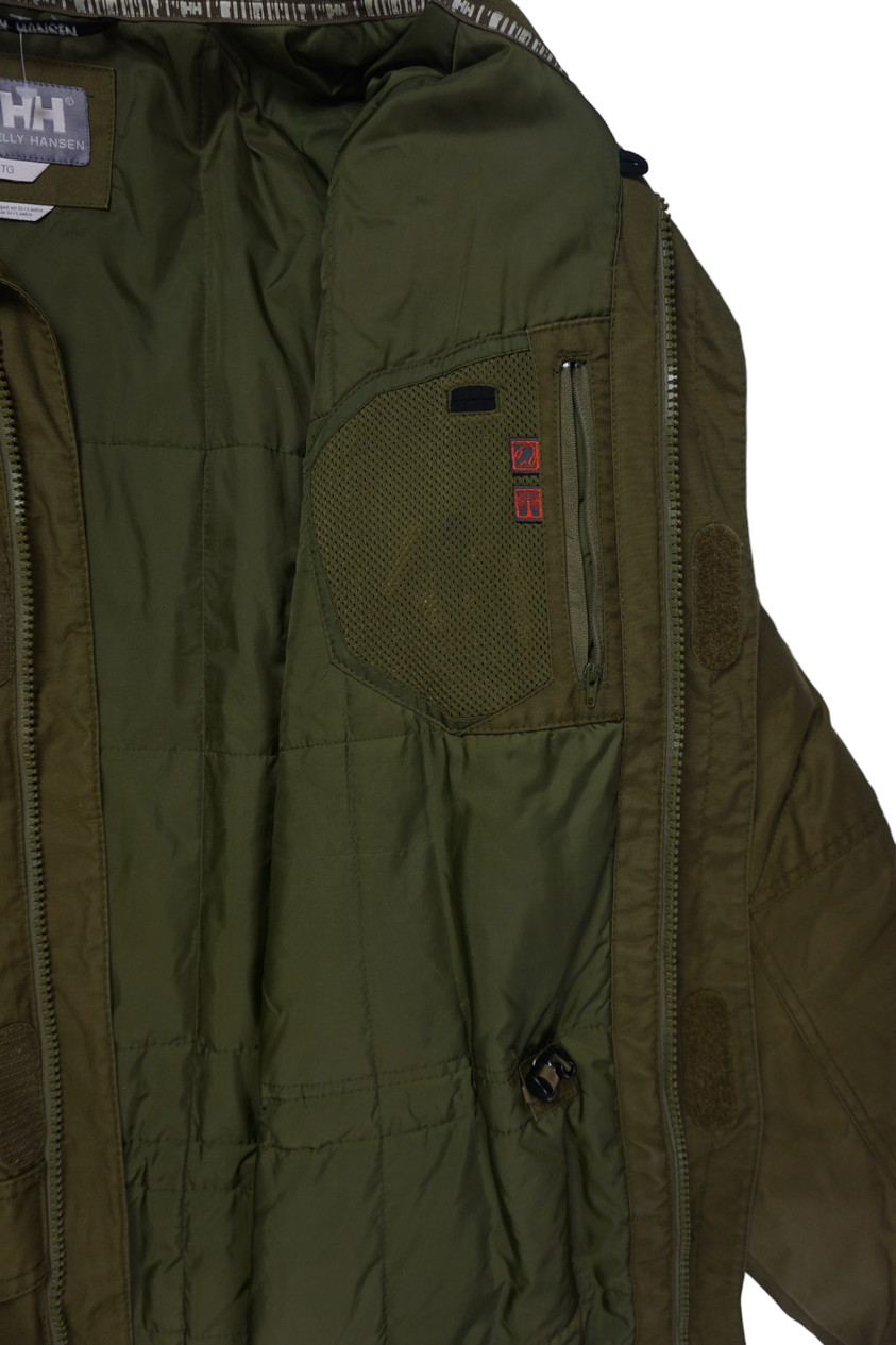 Vintage Helly Hansen olijfgroene technische jas