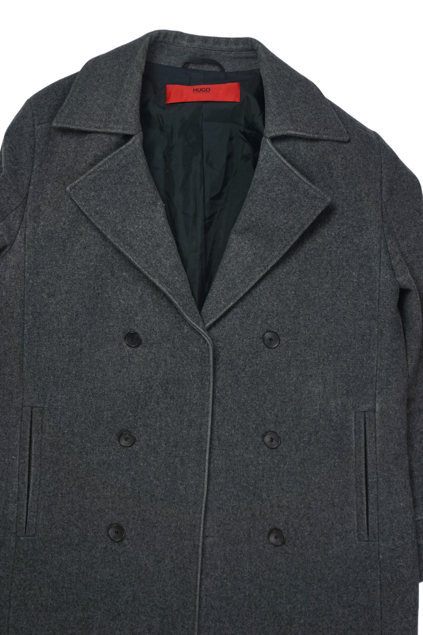 Vintage Hugo Boss grijs dubbelrijs colbertjack