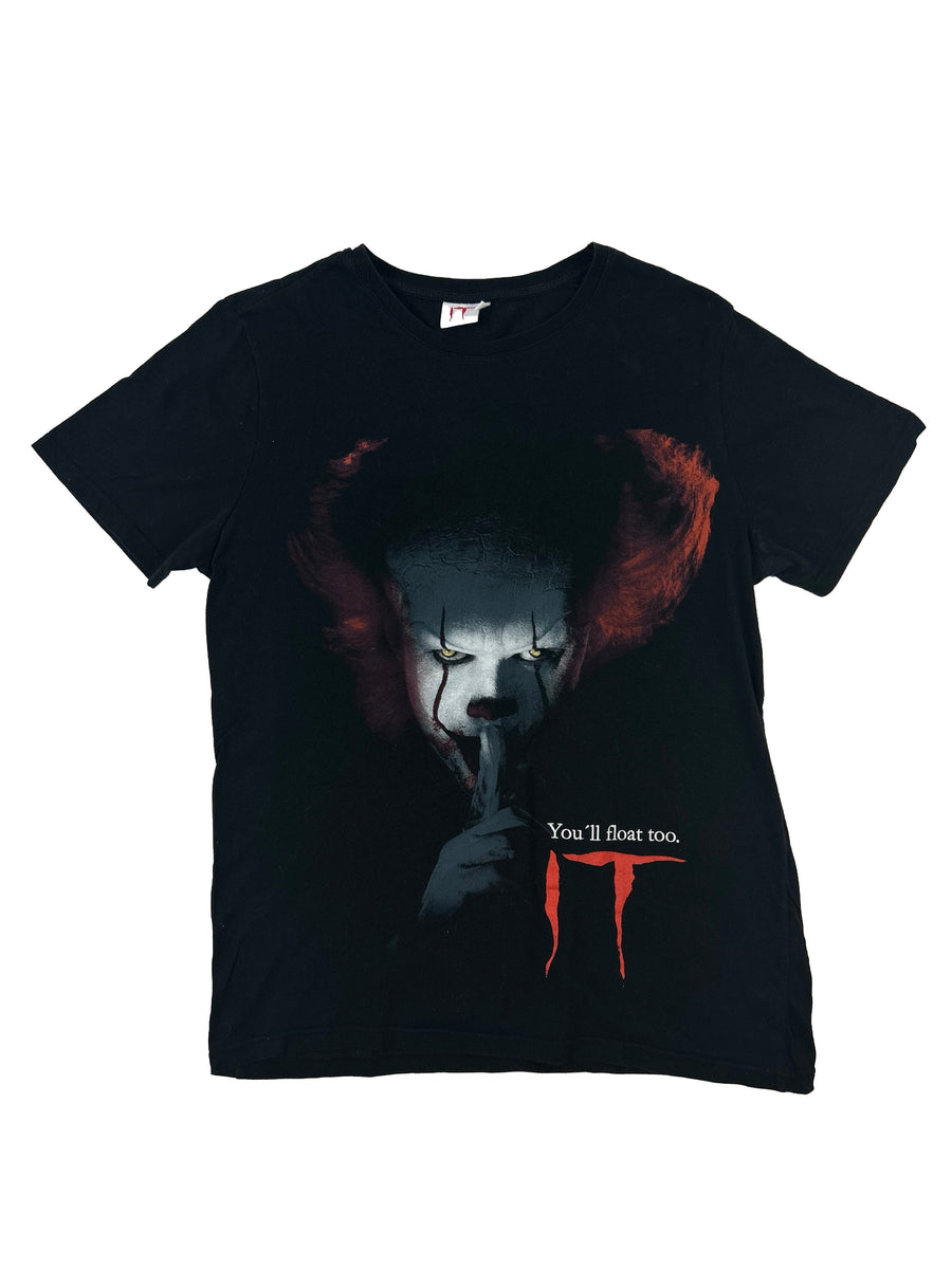 Vintage IT Zwart Bedrukt T-shirt