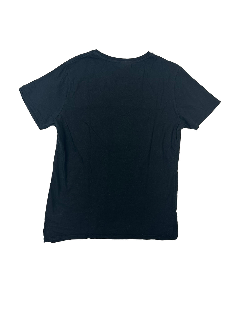 Vintage IT Zwart Bedrukt T-shirt