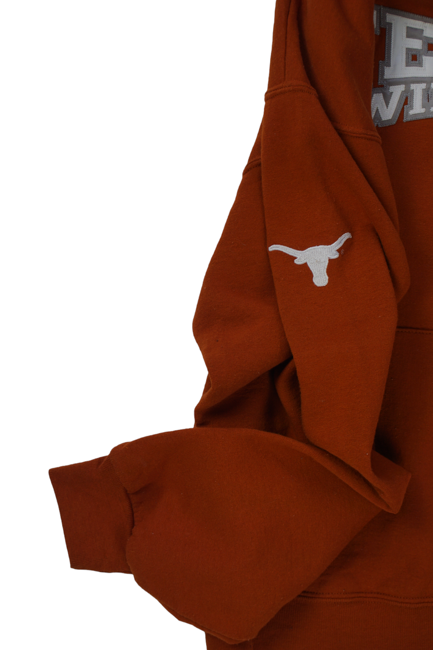 Vintage Jerzees Texas Swimmers Oranje Hoodie
