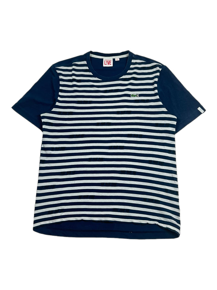Vintage Lacoste Striped Navy T-Shirt