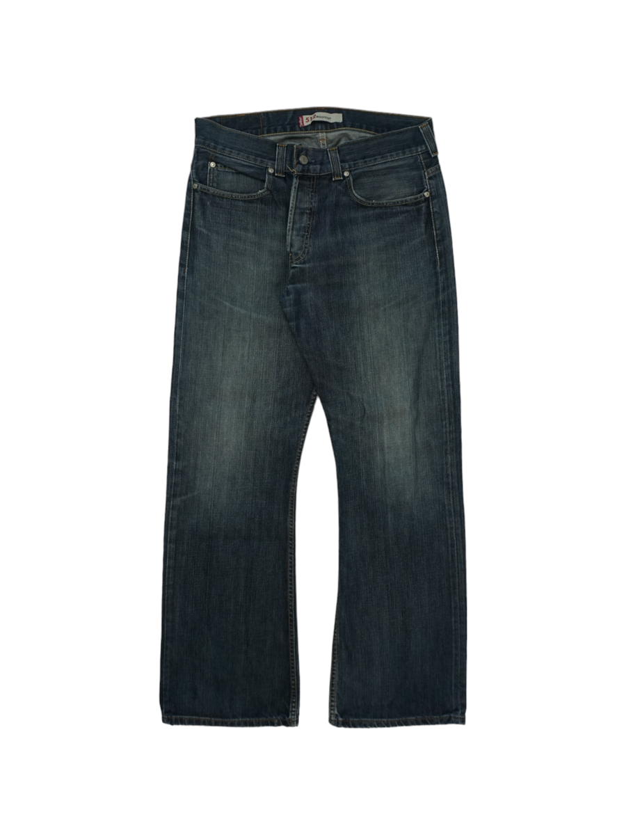 Vintage Levi's 512 Jeans Denim Donkerblauw