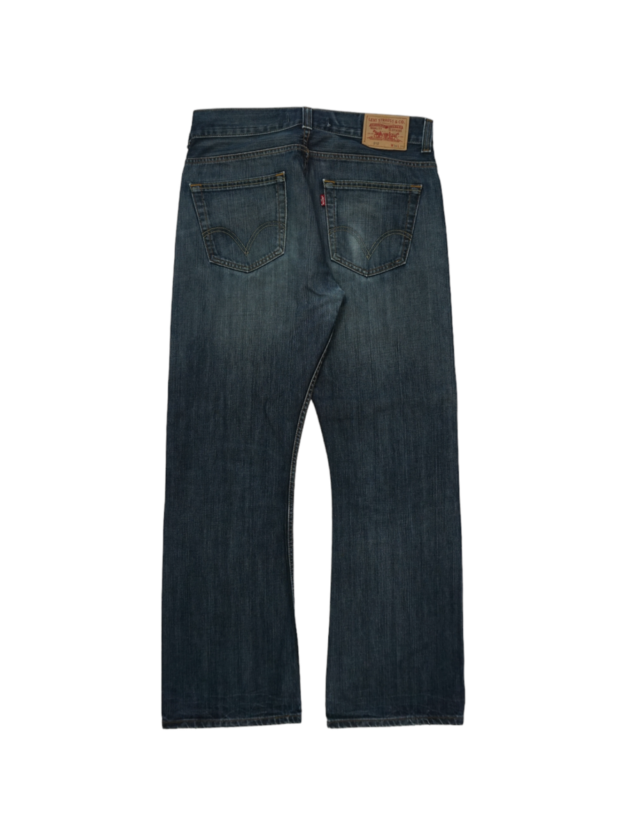 Vintage Levi's 512 Jeans Denim Donkerblauw