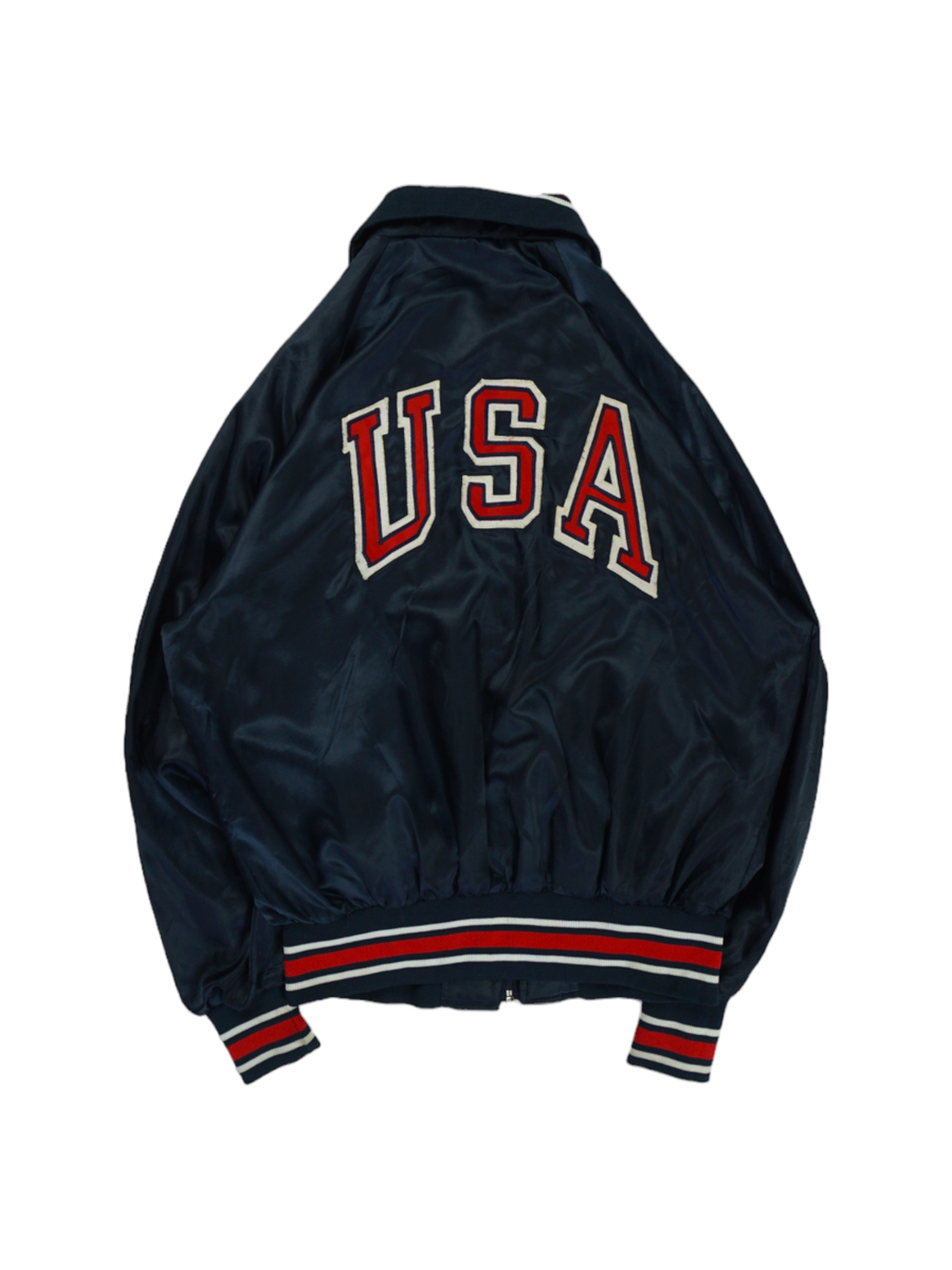 Vintage MVP USA Navy Varsity-jack