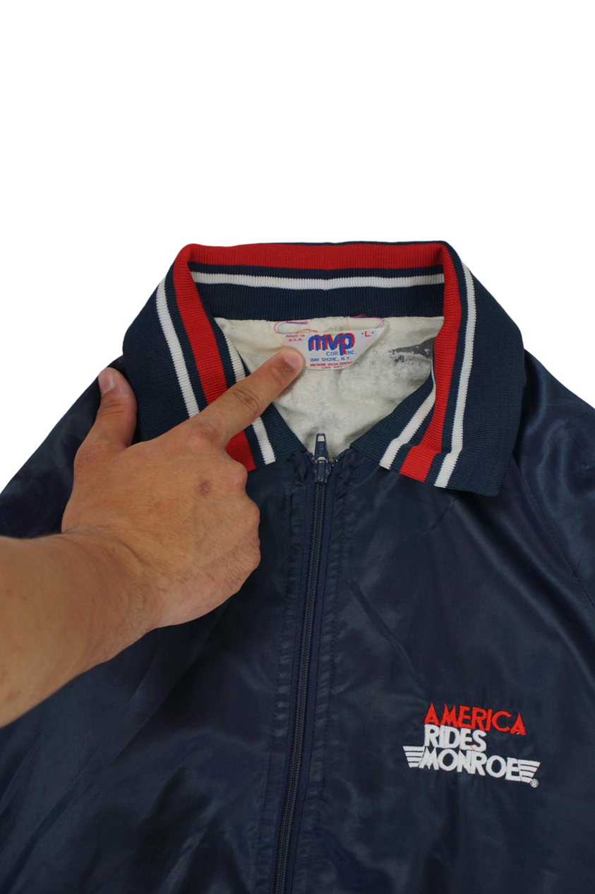 Vintage MVP USA Navy Varsity-jack