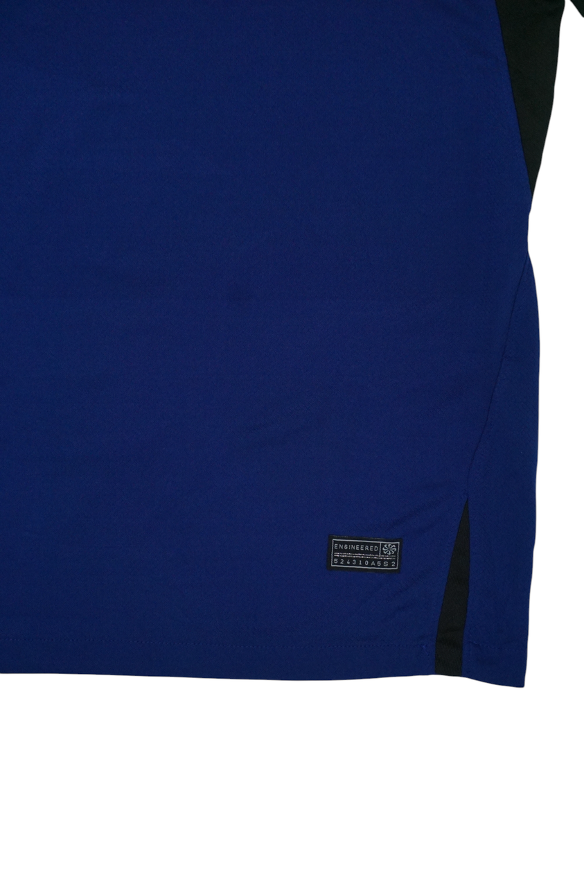 Vintage Netherlands 2024 Navy Short Sleeve Football Shirt