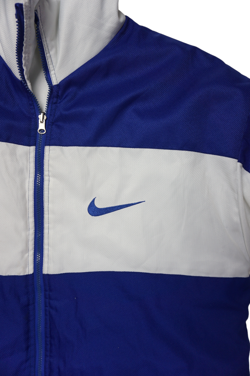 Vintage Nike Wit Blauw Omkeerbaar Jack
