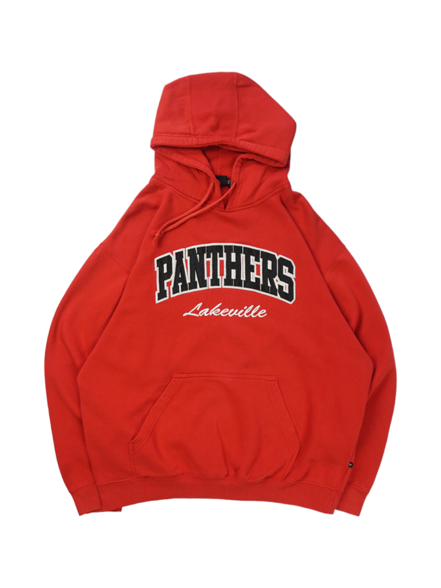 Vintage Panthers Lakeville Rode Hoodie