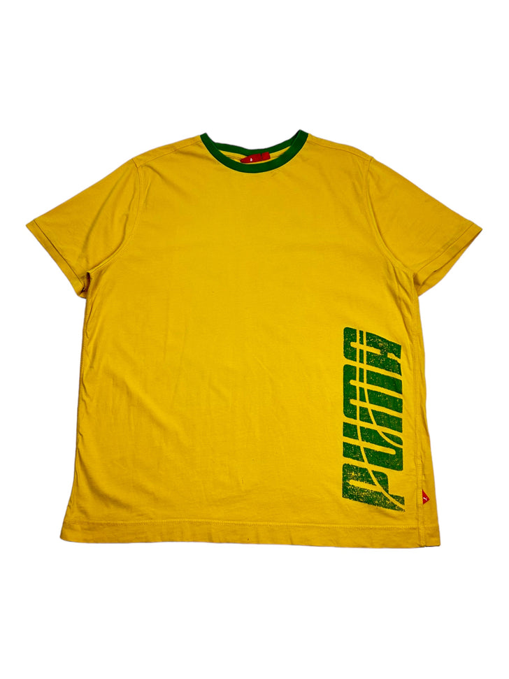 Vintage Puma Yellow Green T-Shirt