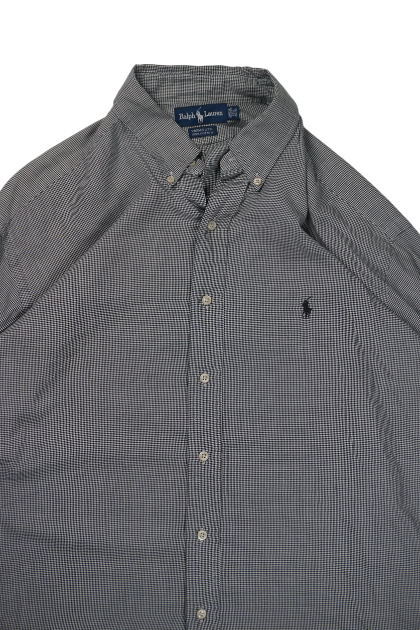 Vintage Ralph Lauren Zwart Wit Overhemd