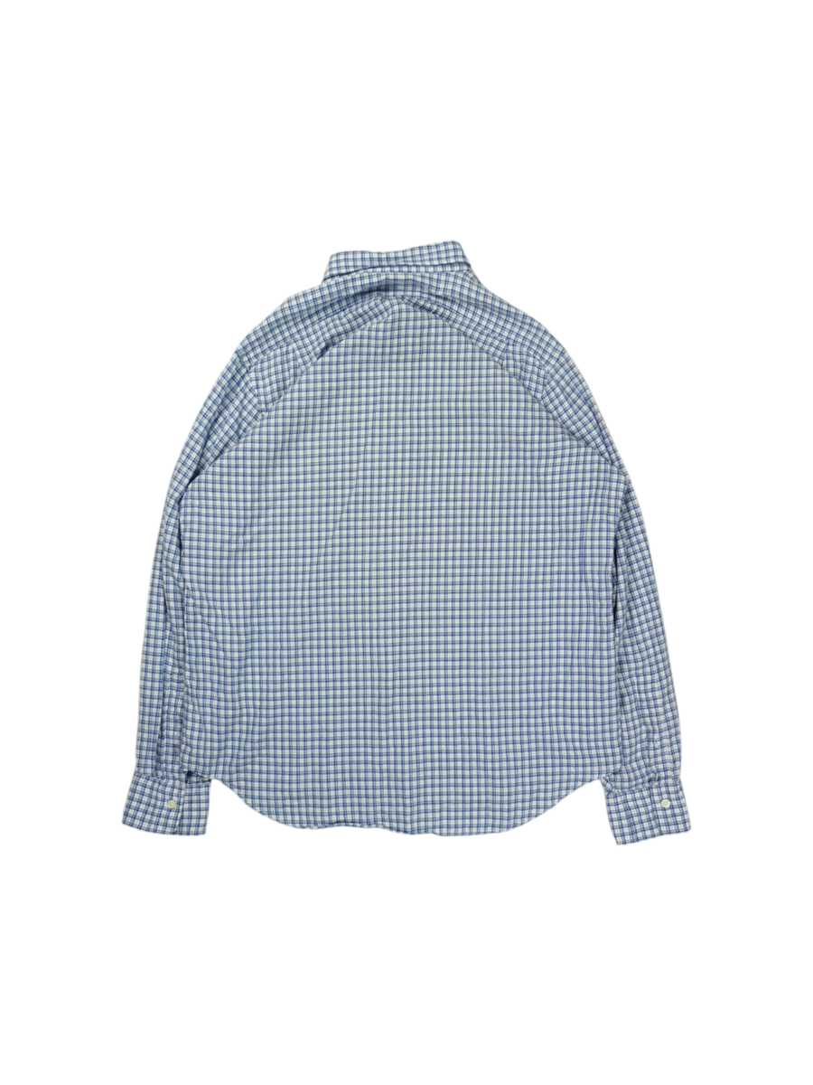 Vintage Ralph Lauren Blauw Geruit Overhemd