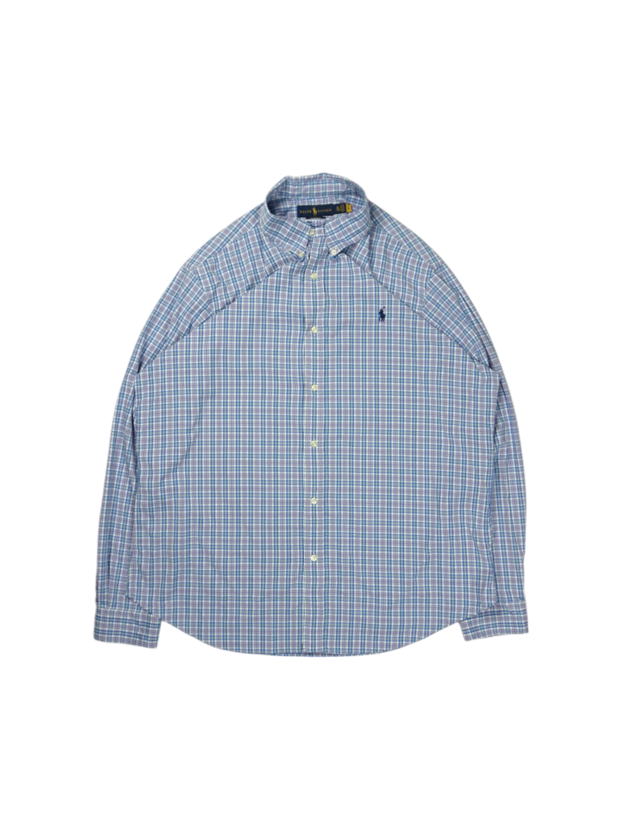Vintage Ralph Lauren Blauw Overhemd