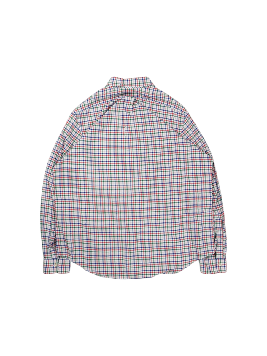 Vintage Ralph Lauren Multicolour Wit Overhemd