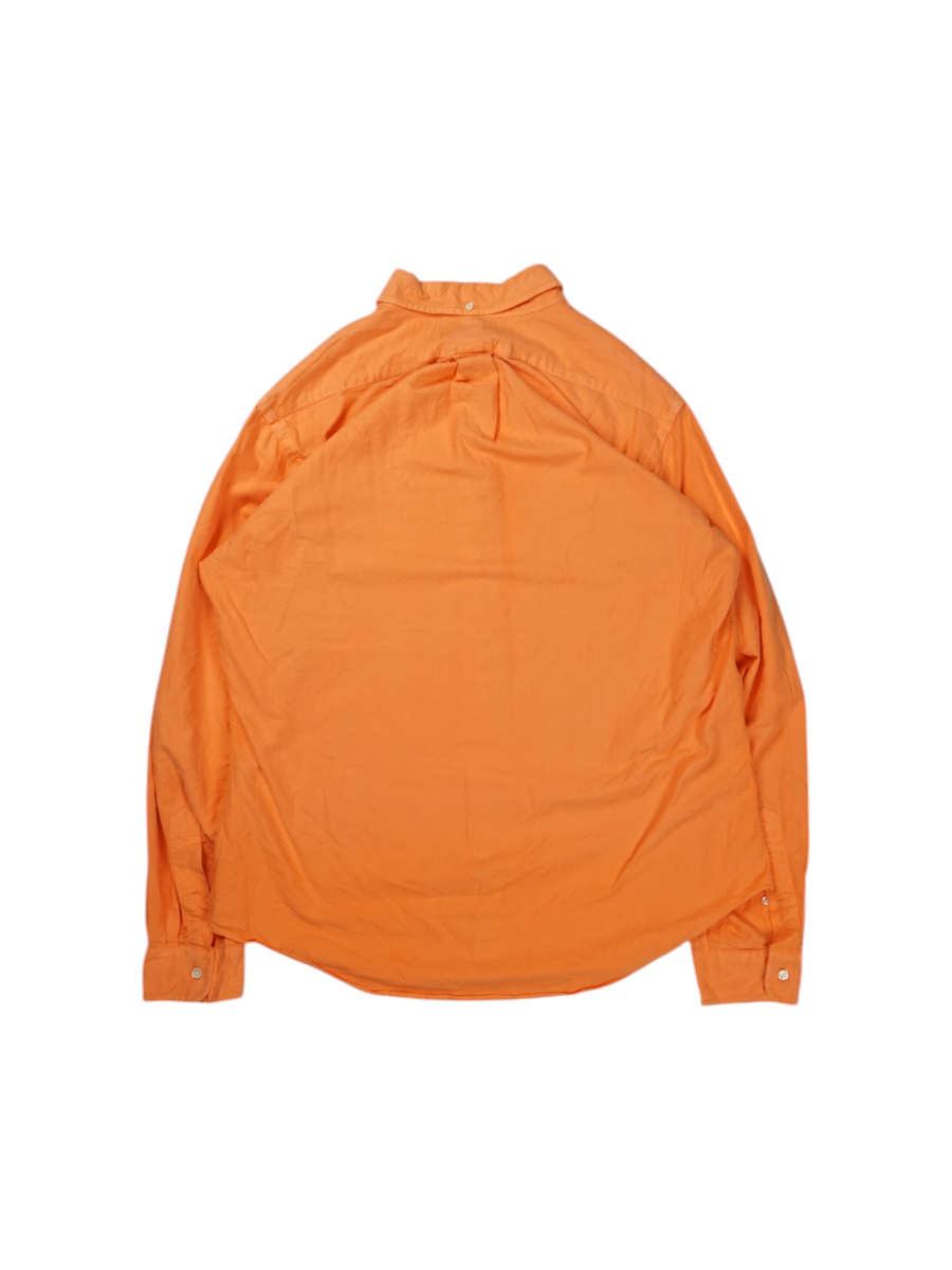 Vintage Ralph Lauren effen oranje overhemd