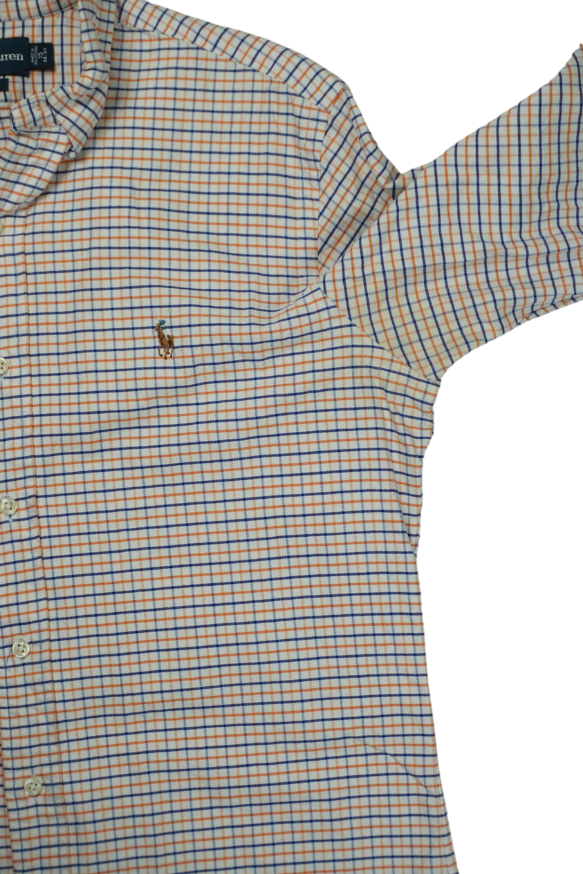 Vintage Ralph Lauren vierkant wit overhemd
