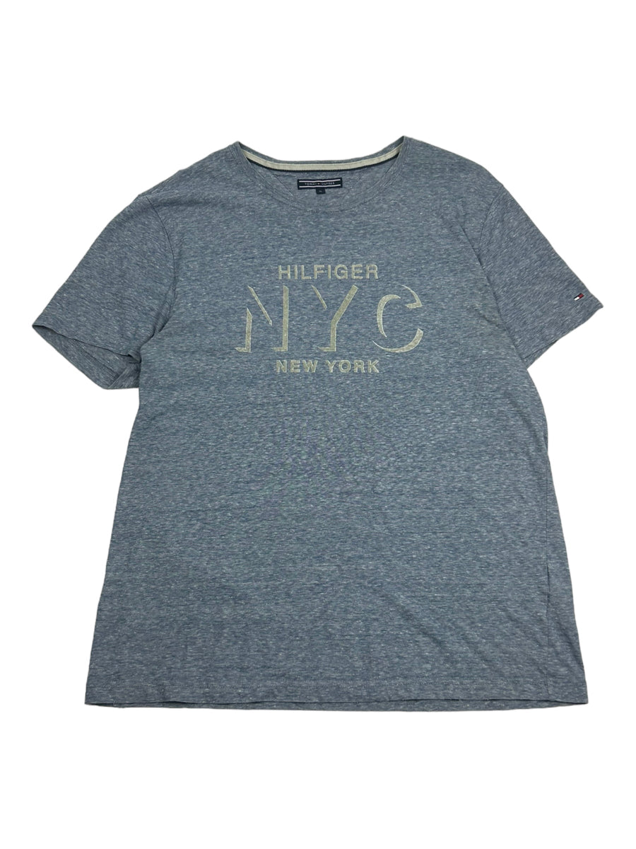 Vintage Tommy Hilfiger blauw T-shirt
