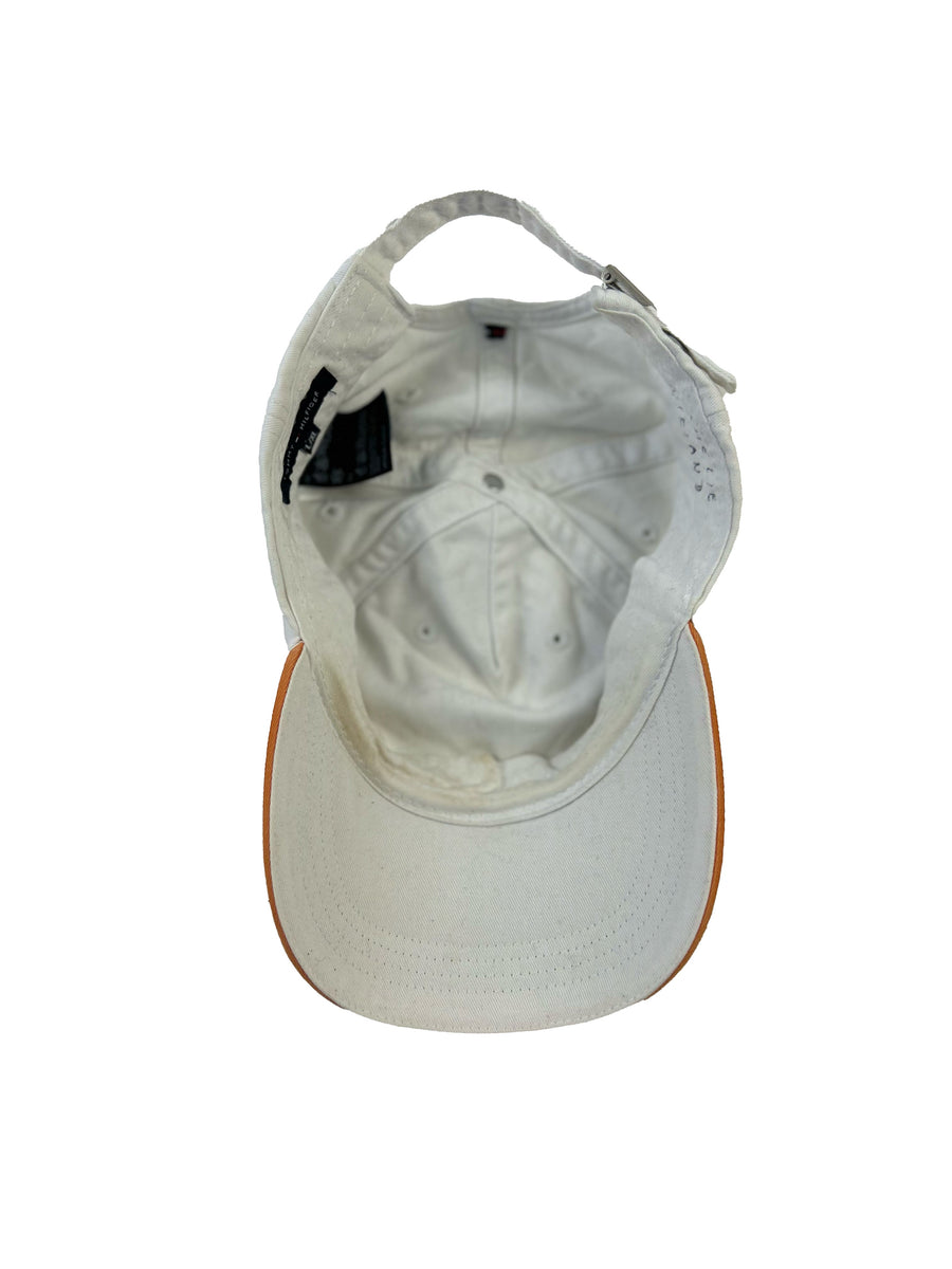 Vintage Tommy Hilfiger vlinder witte pet