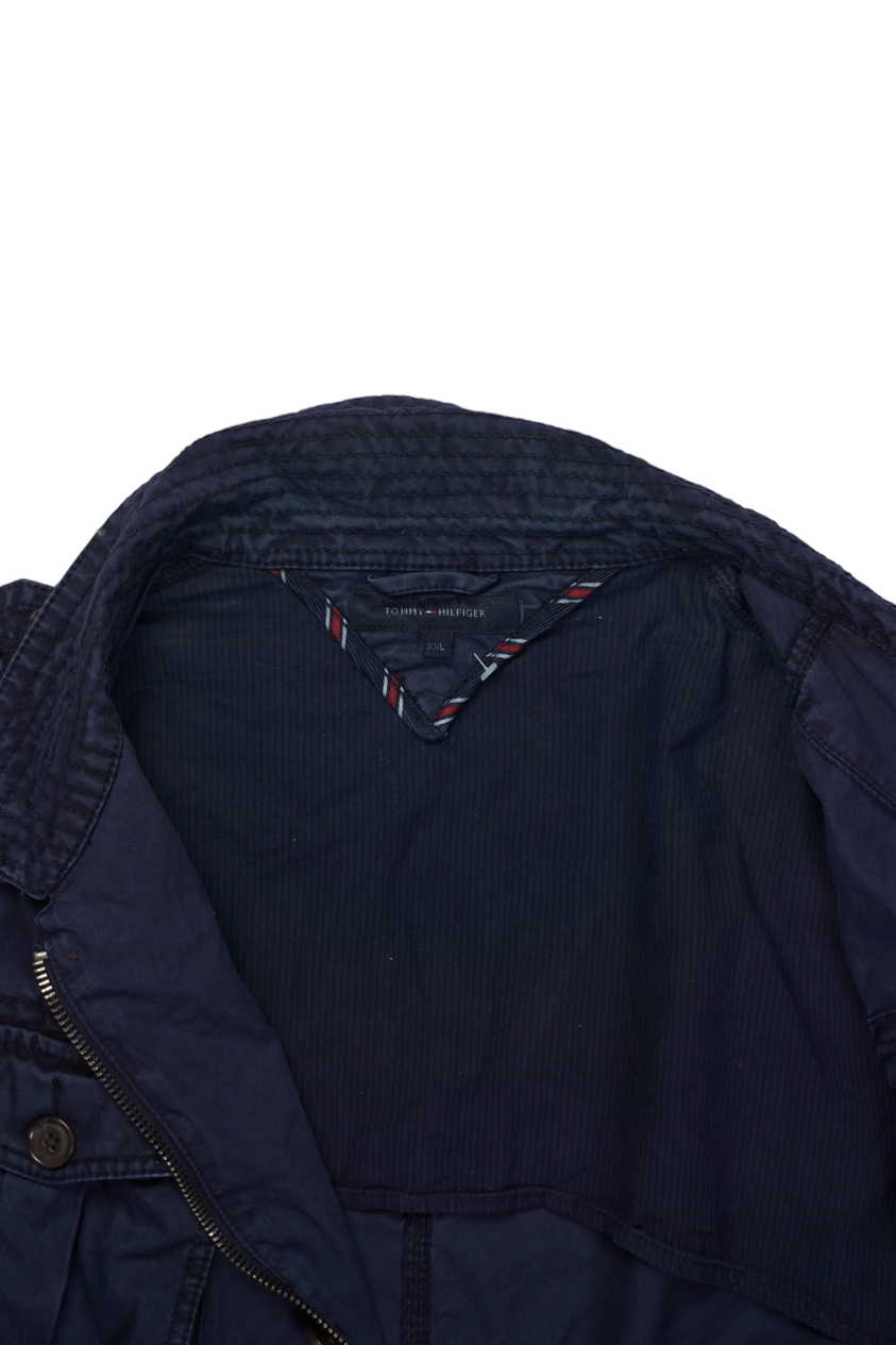 Vintage Tommy Hilfiger marineblauw cargojack