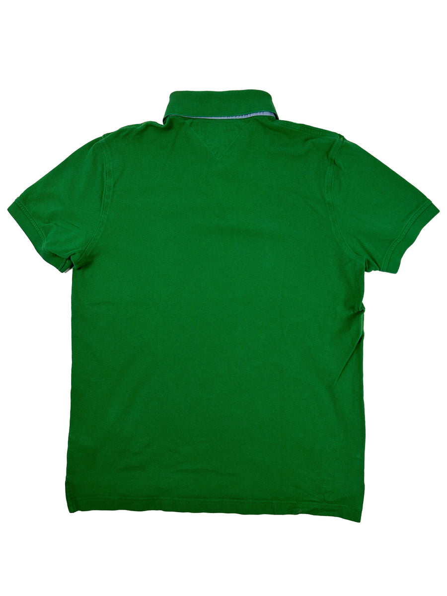 Vintage Tommy Hilfiger-polo groen