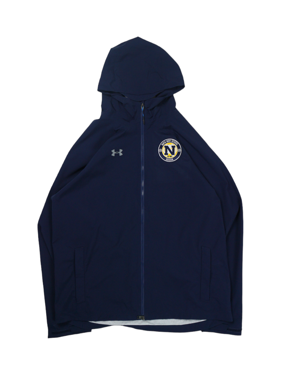 Vintage Under Armour Marineblauwe Windjack