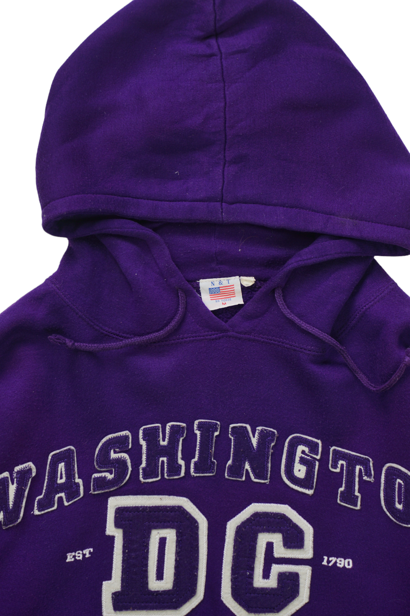Vintage Washington DC Paarse Hoodie