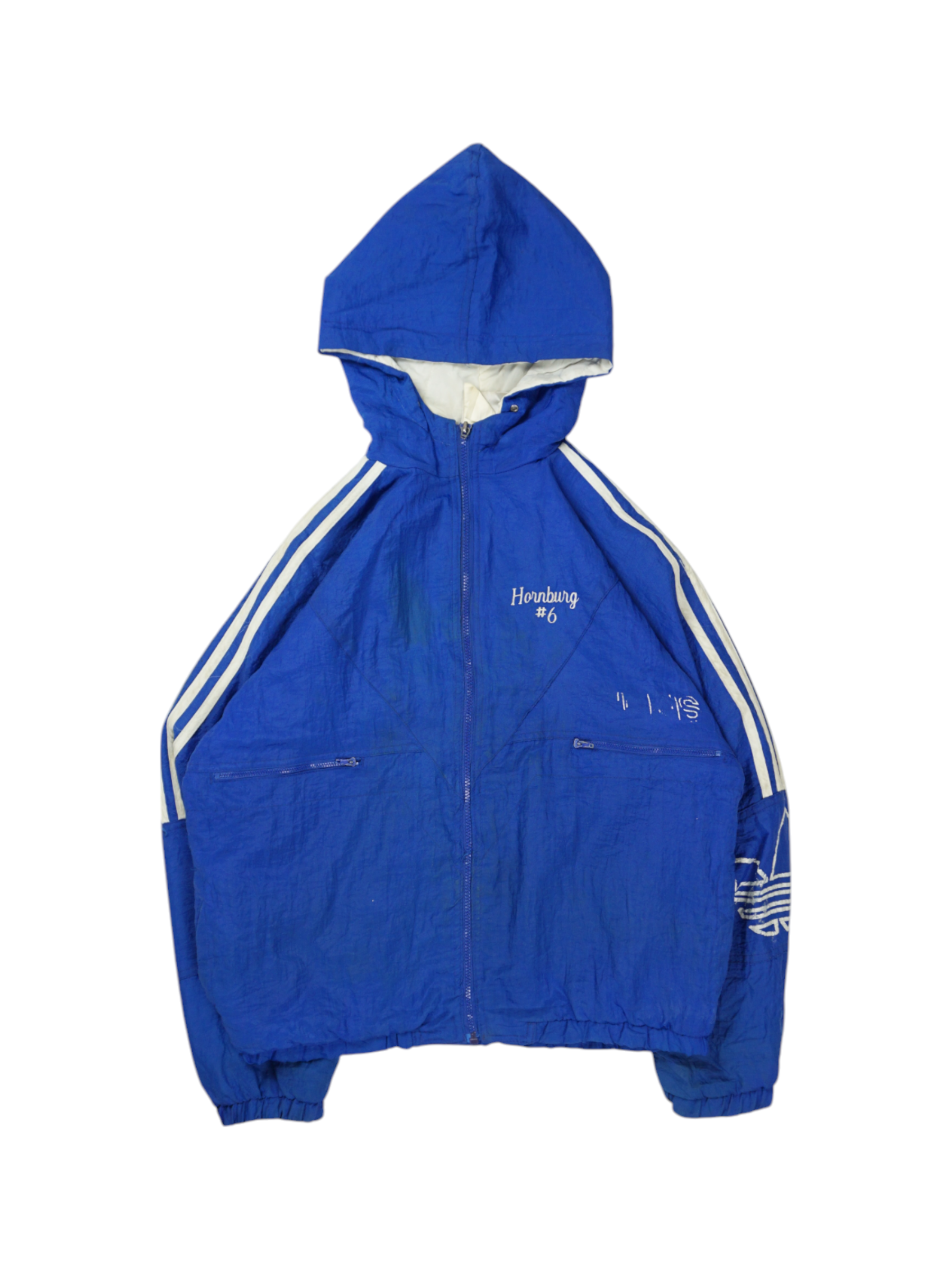 adidas trefoil jacket collegiate royal