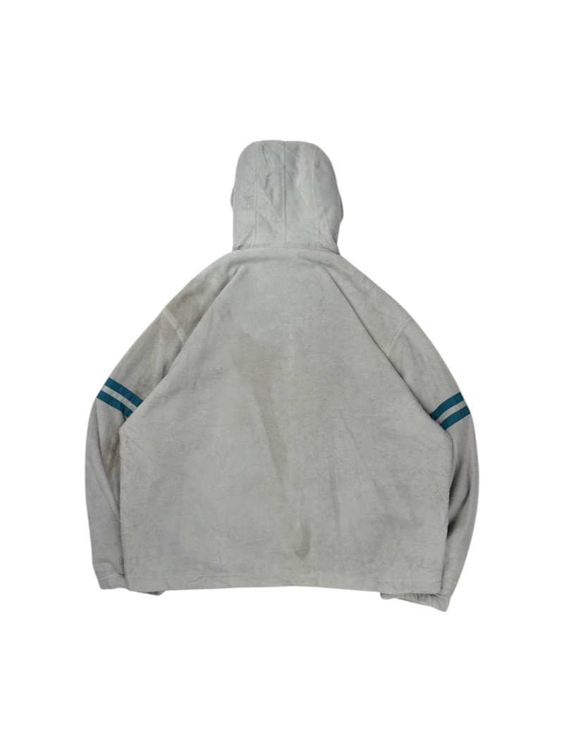 Champion Vintage Grey Fleece Jacket with Hoodie