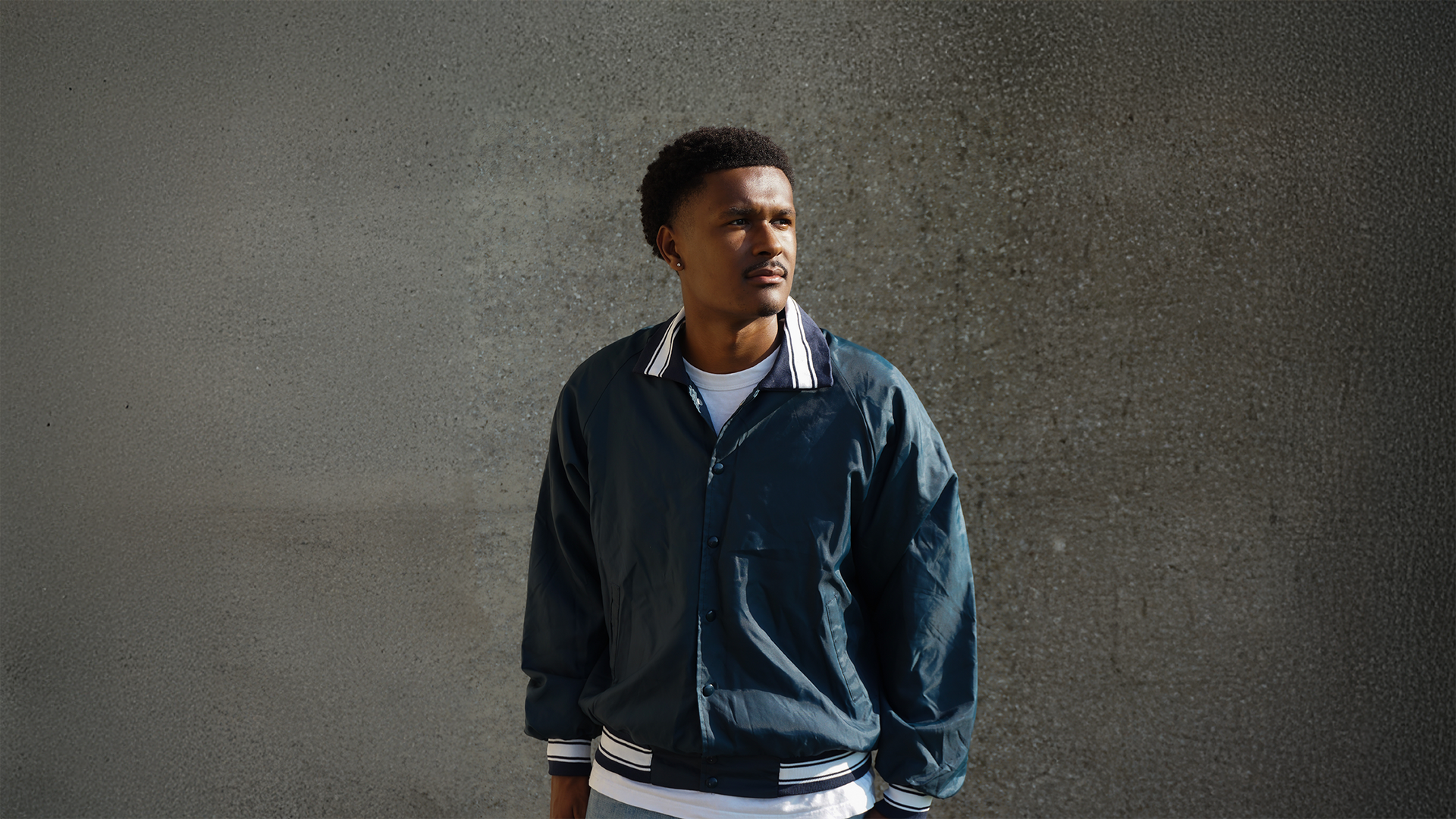 Joedy in Vintage Varsity Jacket!