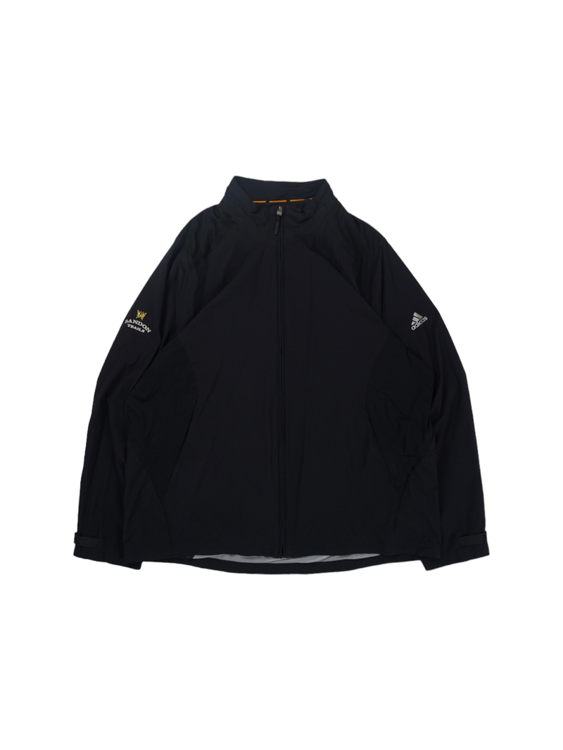 Vintage Adidas Black Brandon Trails Windbreaker