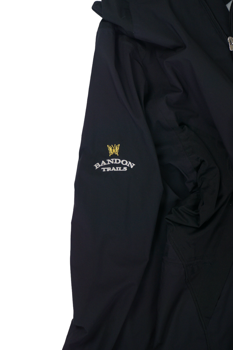 Vintage Adidas Black Brandon Trails Windbreaker