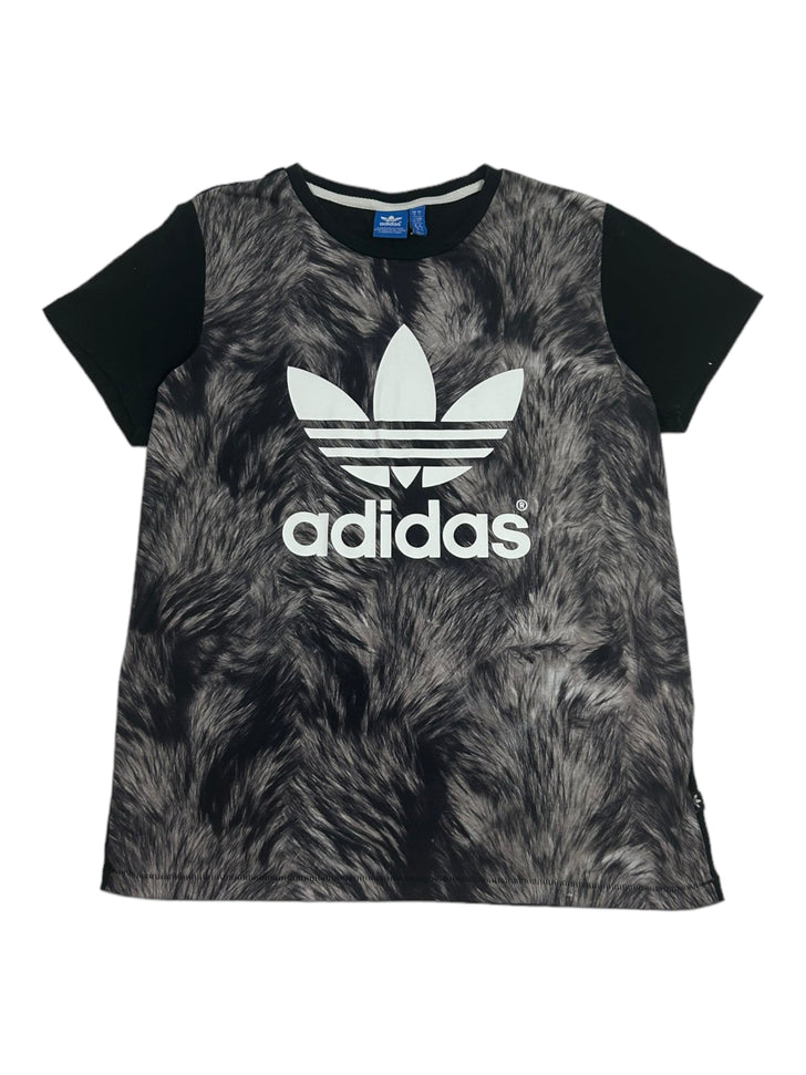 Vintage Adidas Black Fur T-Shirt